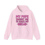 My Pops Taugh Me To Stack My Bread - Hoodie (pink print)