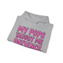 My Pops Taught Me Patience - Hoodie (pink print)