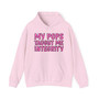 My Pops Taught Me To Integrity - Hoodie (pink print)