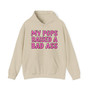 My Pops Raised A Bad Ass - Hoodie (pink print)