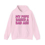My Pops Raised A Bad Ass - Hoodie (pink print)