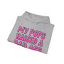 My Pops Raised A Bad Ass - Hoodie (pink print)