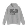 I Don't Fuck With Ignant Bitches - Hoodie (blurred print)