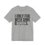 I Only Fuk With Dime Pieces - T-shirt (blurred print)