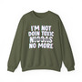 I'm Not Doin Toxic Niggas No More - Sweatshirt (blurred)