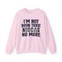 I'm Not Doin Toxic Niggas No More - Sweatshirt (blurred)