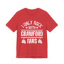 I Only Rock With Crawford Fans  T-shirt (white gloves)
