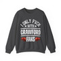 I Only Fuck With Crawford Fans - Sweatshirt (glove bump)