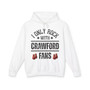 I Only Rock With Crawford Fans - Hoodie (hanging gloves)