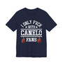 I Only Fuck With Canelo Fans T-shirt (hanging gloves)