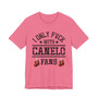 I Only Fuck With Canelo Fans T-shirt (hanging gloves)