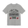 I Only Hang With Crawford Fans T-shirt (hanging gloves)