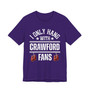 I Only Hang With Crawford Fans T-shirt (hanging gloves)