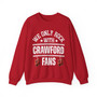 We Only Rock With Crawford Fans - Sweatshirt (hanging gloves)