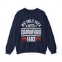 We Only Rock With Crawford Fans - Sweatshirt (gloves hanging)