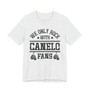 We Only Rock With Canelo Fans  T-shirt (white gloves)