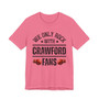 We Only Rock With Crawford Fans  T-shirt (glove bump)