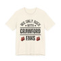We Only Rock With Crawford Fans  T-shirt (hanging gloves)
