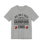We Only Rock With Crawford Fans  T-shirt (hanging gloves)