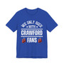 We Only Rock With Crawford Fans  T-shirt (hanging gloves)