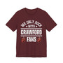 We Only Rock With Crawford Fans  T-shirt (hanging gloves)