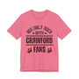 We Only Rock With Crawford Fans  T-shirt (hanging gloves)