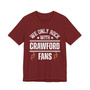 We Only Rock With Crawford Fans  T-shirt (hanging gloves)