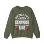 We Only Fuck With Crawford Fans - Sweatshirt (hanging gloves)