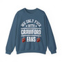We Only Fuck With Crawford Fans - Sweatshirt (hanging gloves)