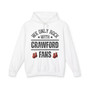 We Only Rock With Crawford Fans - Hoodie (hanging gloves)