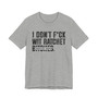 I Don't Fuck Wit Ratchet Bitches T-Shirt (blurred print) 
