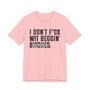 I Don't Fuck Wit Beggin' Bitches T-shirt (blurred print)