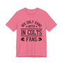 We Only Rock With IN Colts Fans  T-shirt