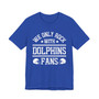 We Only Rock With Dolphins Fans  T-shirt