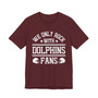 We Only Rock With Dolphins Fans  T-shirt