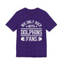 We Only Rock With Dolphins Fans  T-shirt