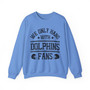 We Only Hang With Dolphins Fans - (Sweatshirt)