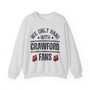  We Only Hang With Crawford Fans - Sweatshirt (hanging gloves)
