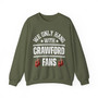  We Only Hang With Crawford Fans - Sweatshirt (hanging gloves)
