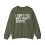 I Don't Fuck With Slutty Bitches - Sweatshirt (blurred print)