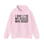 I Don't Fuck With Bitches Who Gossip - Hoodie (blurred print)