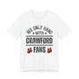 We Only Hang With Crawford Fans T-shirt (hanging gloves)