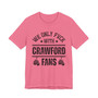 We Only Fuck With Crawford Fans  T-shirt (White Gloves)