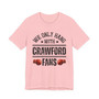 We Only Hang With Crawford Fans T-shirt (Glove bump)