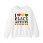 I Love Black Artists - Sweatshirt