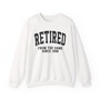 Retired From The Game Since (Customize Date) Sweatshirt