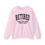 Retired From The Game Since (Customize Date) Sweatshirt