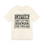 Caution Don't Let This Bookworm Fool Your Ass - Tshirt