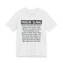 Prison Slang T-shirt 