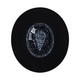 SOMBRERO FASHION DE LANA SILVER CACTUS BLACK